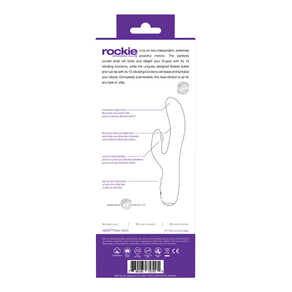 Vedo Rockie Rechargeable Dual Vibe - Image 3