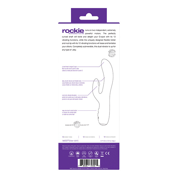 Vedo Rockie Rechargeable Dual Vibe - Image 5