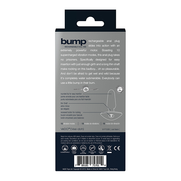 Vedo Bump Rechargeable Anal Vibe - Image 2