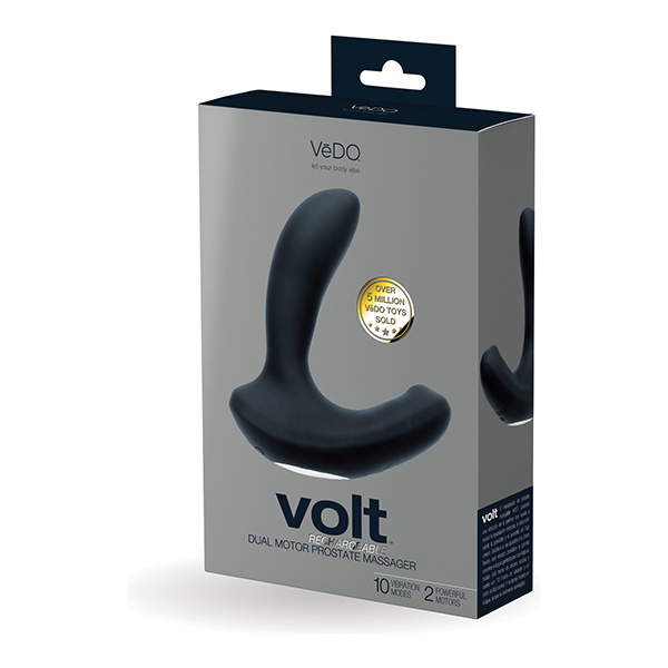 VeDo Volt Rechargeable Prostate Vibe - Black