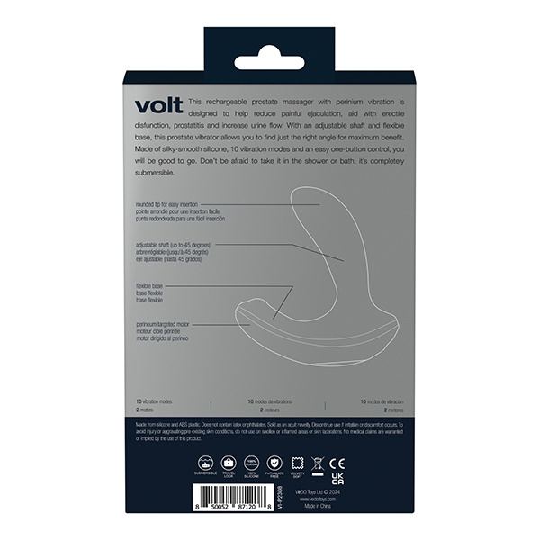 VeDo Volt Rechargeable Prostate Vibe - Black - Image 3