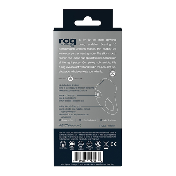 VeDO Roq Rechargeable Ring - Black - Image 4