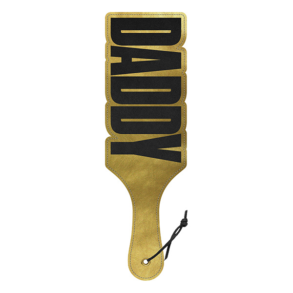 Wood Rocket Daddy Paddle - Black-Gold