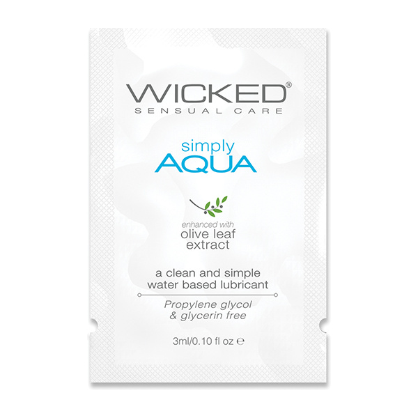 Wicked Sensual Care Simply Aqua Water Based Lubricant