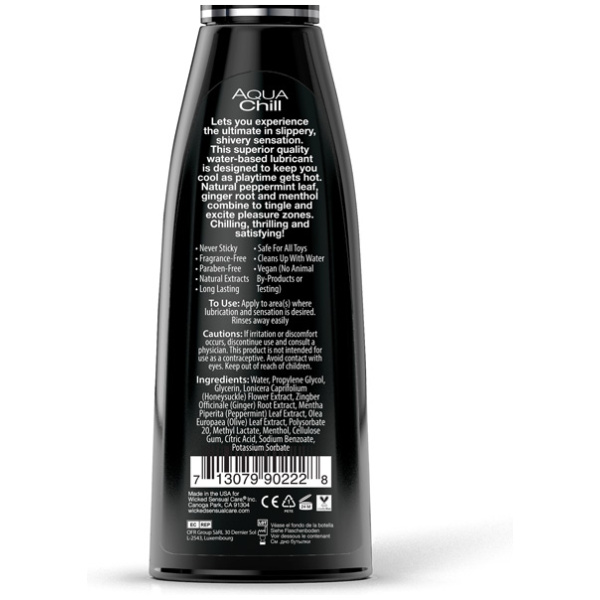 Wicked Sensual Care Chill Cooling Waterbased Lubricant - Image 2