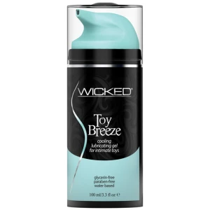 Wicked Sensual Care Toy Breeze Water Based Cooling Lubricant - 3.3 oz