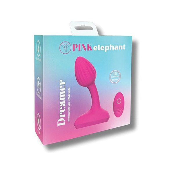 Pink Elephant Dreamer Rechargeable Vibe w/Remote - Image 3