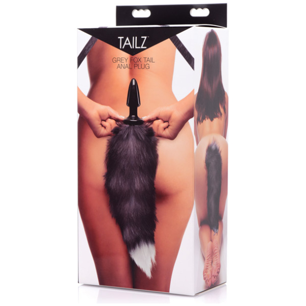 Tailz Grey Fox Tail Anal Plug