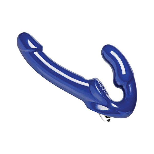 Revolver II Strapless Strap on G-Spot Dildo - Blue - Image 3