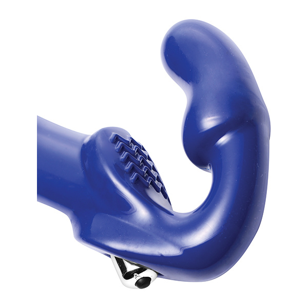 Revolver II Strapless Strap on G-Spot Dildo - Blue - Image 4