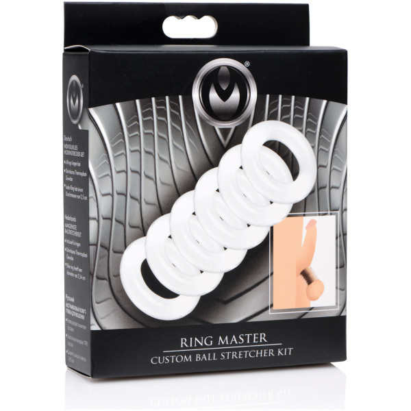 Master Series Ring Master Custom Ball Stretcher Kit - Clear, Set of 6