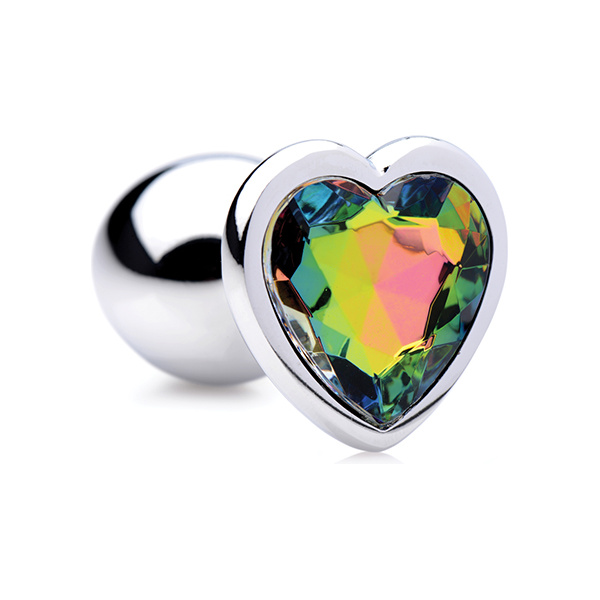 Bootysparks Rainbow Prism Heart Anal Plug - Image 5