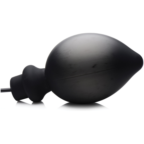 Master Series Ass-Pand Inflatable Silicone Anal Plug - Black - Image 4