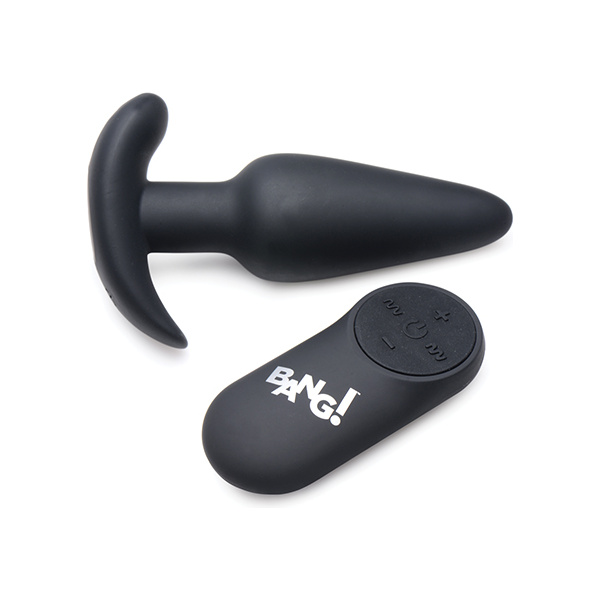 Bang! 21x Vibrating Silicone Butt Plug W/remote - Image 2