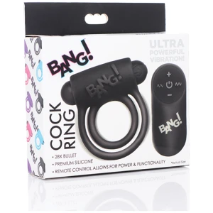 Bang! Vibrating Cock Ring & Bullet W/remote Control
