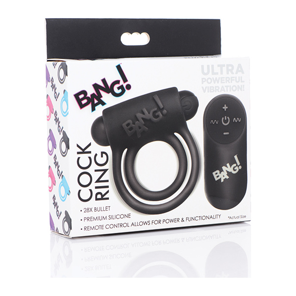 Bang! Vibrating Cock Ring & Bullet W/remote Control