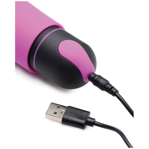 Bang! XL Bullet & Wavy Silicone Sleeve - Purple - Image 5