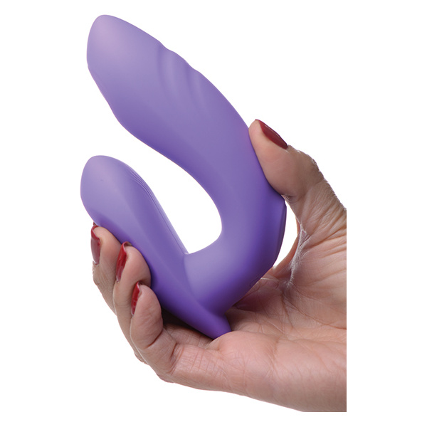 Inmi 10x G-Tap Tapping Silicone G Spot Vibrator - Purple - Image 3