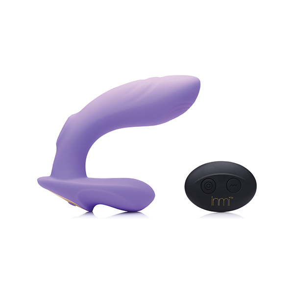 Inmi 10x G-Tap Tapping Silicone G Spot Vibrator - Purple - Image 4