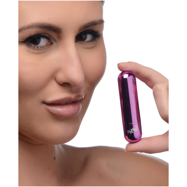 Bang! 10X Rechargeable Vibrating Metallic Bullet - Image 5