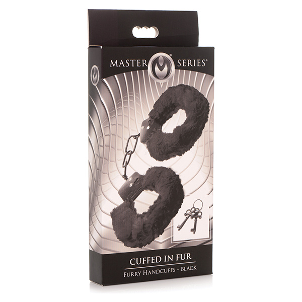 Master Series Cuffed In Fur Furry Handcuffs