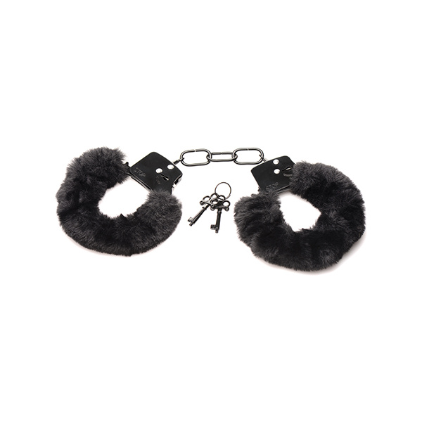 Master Series Cuffed In Fur Furry Handcuffs - Image 4