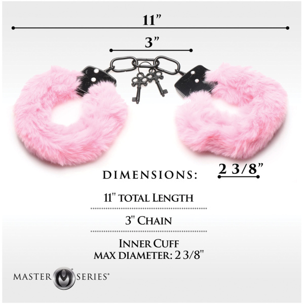 Master Series Cuffed in Furry Handcuffs - Image 2