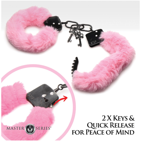 Master Series Cuffed in Furry Handcuffs - Image 5