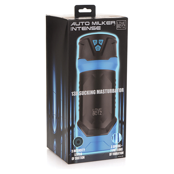 The Milker Auto Milker Intense 13x Sucking Masturbator - Black