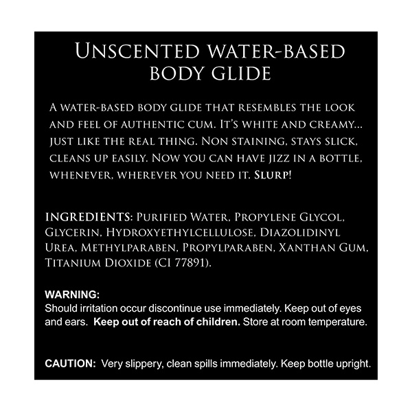 Master Series Unscented Jizz Lubricant - Image 2