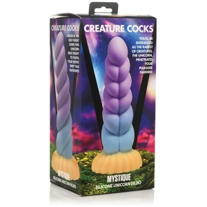 Creature Cocks Unicorn Silicone Dildo - Multi Color