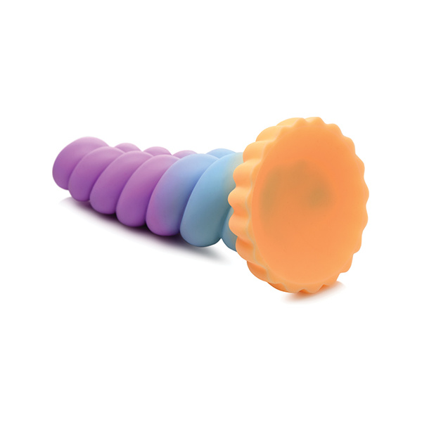 Creature Cocks Unicorn Silicone Dildo - Multi Color - Image 2