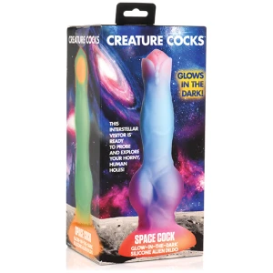 Creature Cocks Space Cock Silicone Alien Dildo - Glow in the Dark