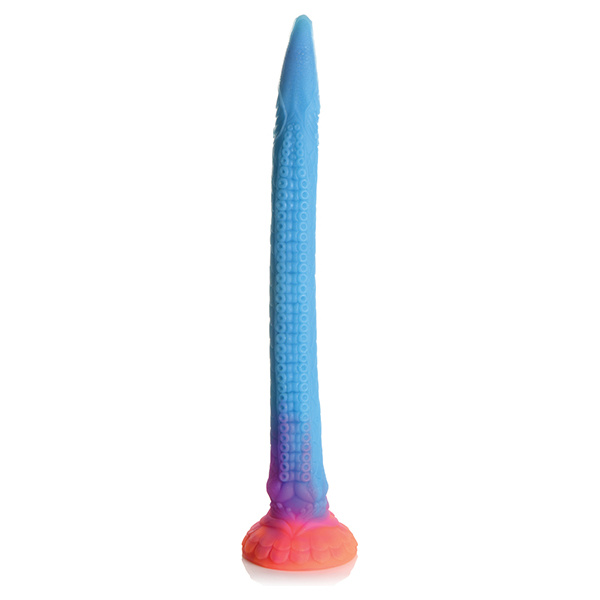 Creature Cocks Makara Silicone Snake Dildo - Glow in the Dark - Image 4