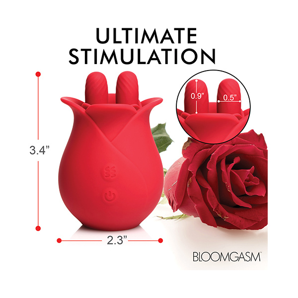 Bloomgasm The Rose Fondle 10X Massaging Clit Stimulator - Image 3