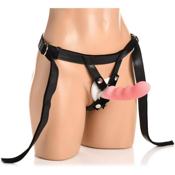 Bedroom Bliss Velvet Kiss Strap-On Harness - Image 2