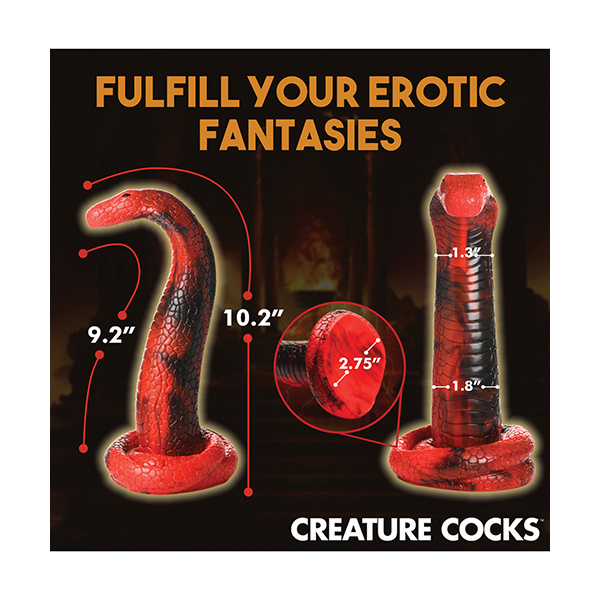 Creature Cocks King Cobra Silicone Dildo - Image 4