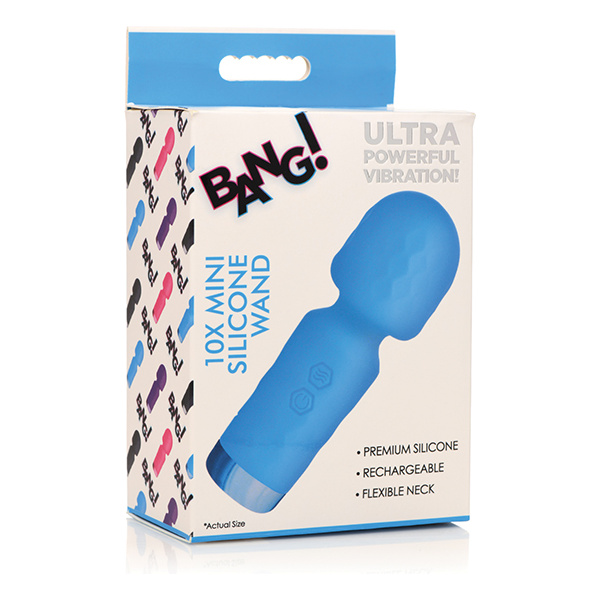 Bang! Mini Silicone Wand - Blue
