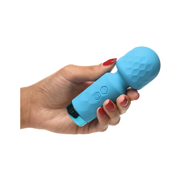 Bang! Mini Silicone Wand - Blue - Image 3