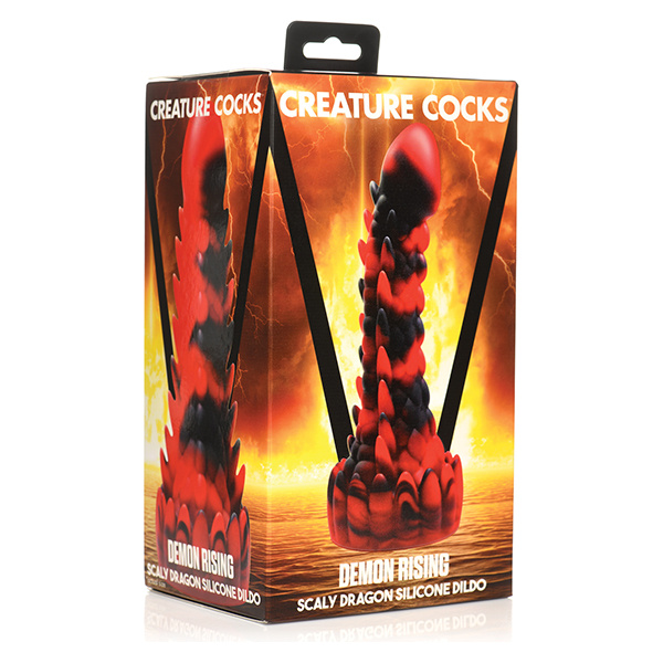 Creature Cocks Demon Rising Scaly Dragon Silicone Dildo