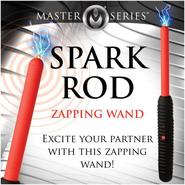 Master Series Spark Rod Zapping Wand - Red-Black - Image 5