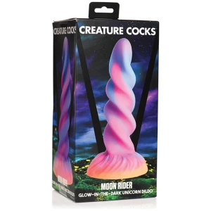 Creature Cocks Moon Rider Unicorn Dildo - Glow in the Dark