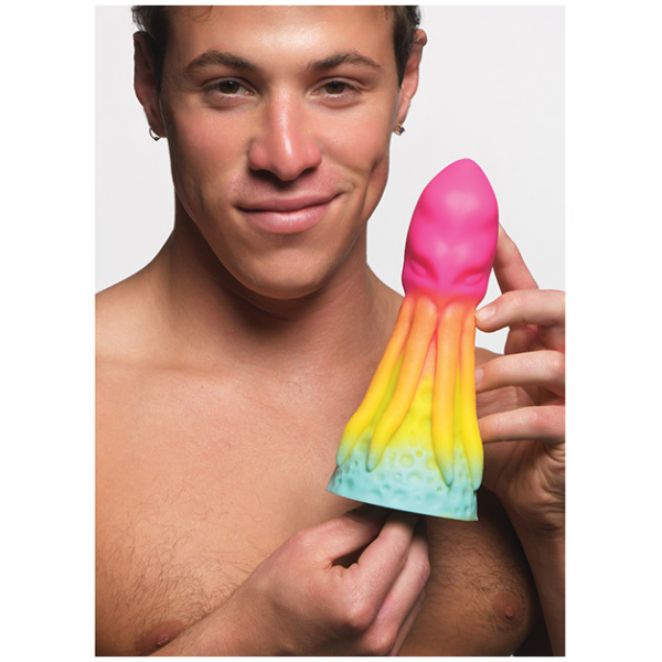 Creature Cocks King Kraken Silicone Dildo - Multi Color - Image 5