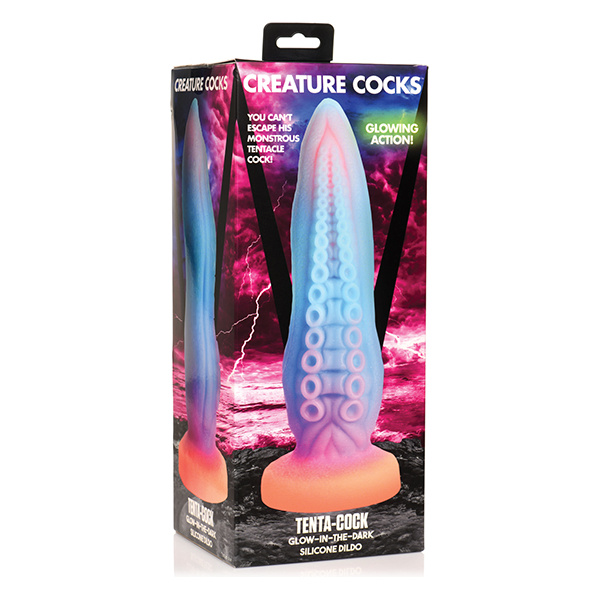 Creature Cocks Tenta-Cock Silicone Dildo - Glow in the Dark - Image 2