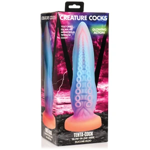 Creature Cocks Tenta-Cock Silicone Dildo - Glow in the Dark