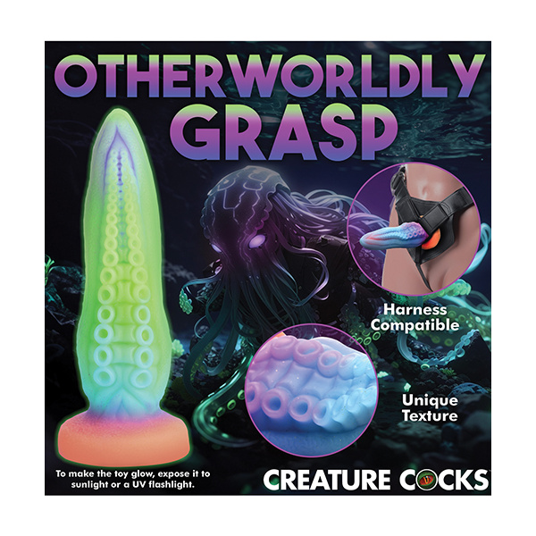 Creature Cocks Tenta-Cock Silicone Dildo - Glow in the Dark - Image 3