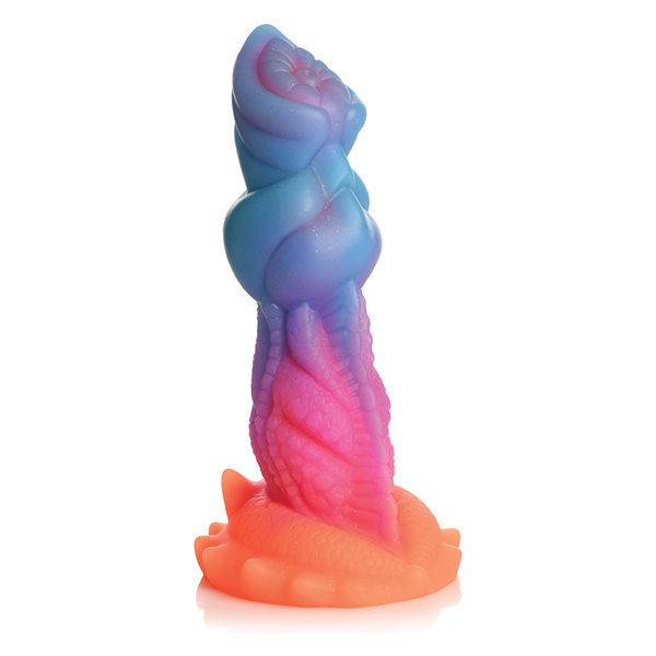 Creature Cocks Glow-in-the-Dark Aqua-Cock Silicone Dildo - Image 5