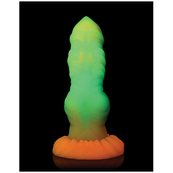 Creature Cocks Alien Invader Alien Glow-in-the-Dark Silicone Dildo - Image 5