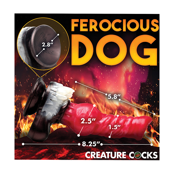 Creature Cocks Cujo Canine Silicone Dildo - Image 4