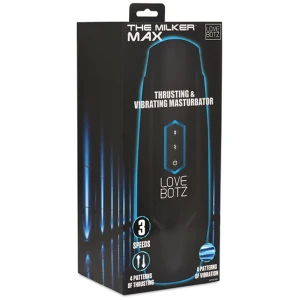 The Milker Max Thrusting & Vibrating Masturbator - Black